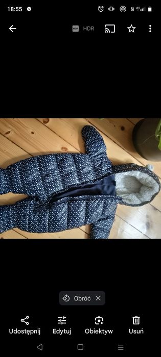 Petit Bateau kombinezon zimowy rozmiar 60
