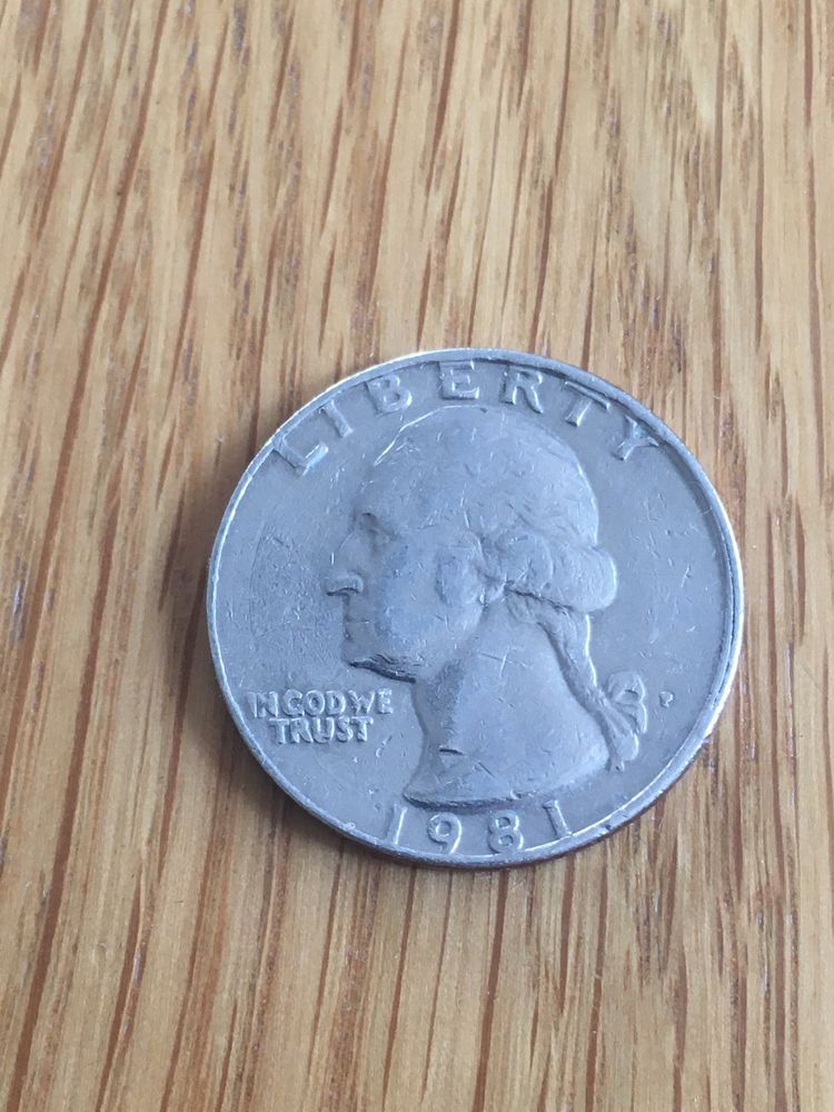 Moneta Quarter dollar 1981