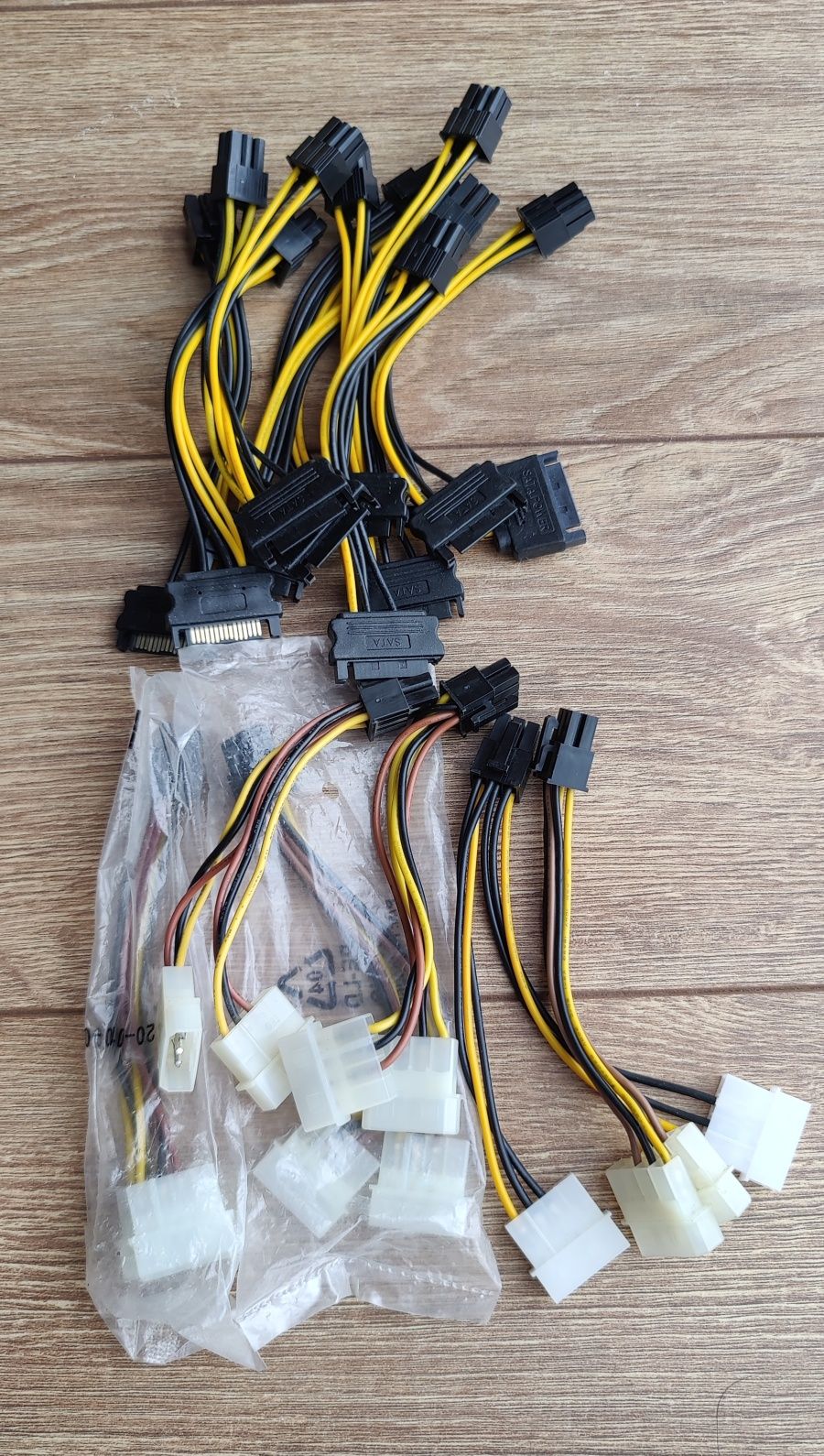 Кабель, SATA, Molex, 6 pin, 8 pin, GPU