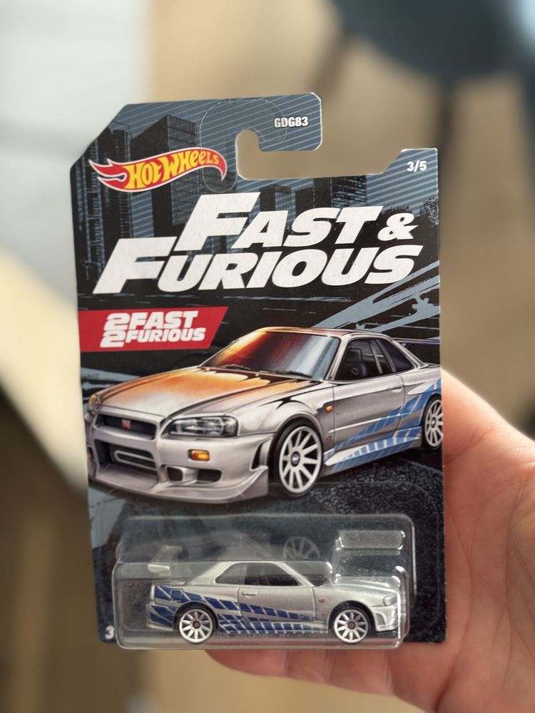 Hot Wheels Nissan Skyline GT-R R34 Fast & Furious UNIKAT 2020 BNR34