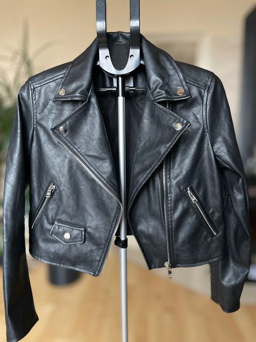 Czarna ramoneska rozm M