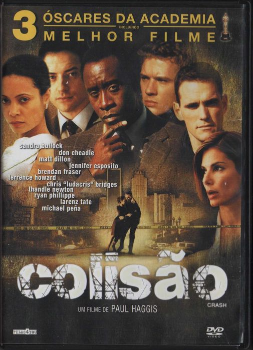 Dvd Colisão - drama - Sandra Bullock/ Matt Dillon - extras