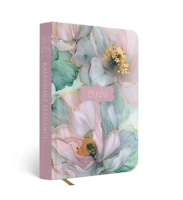 Kalendarz 2026 książkowy elegance. KALPOL.BIS kalendarze