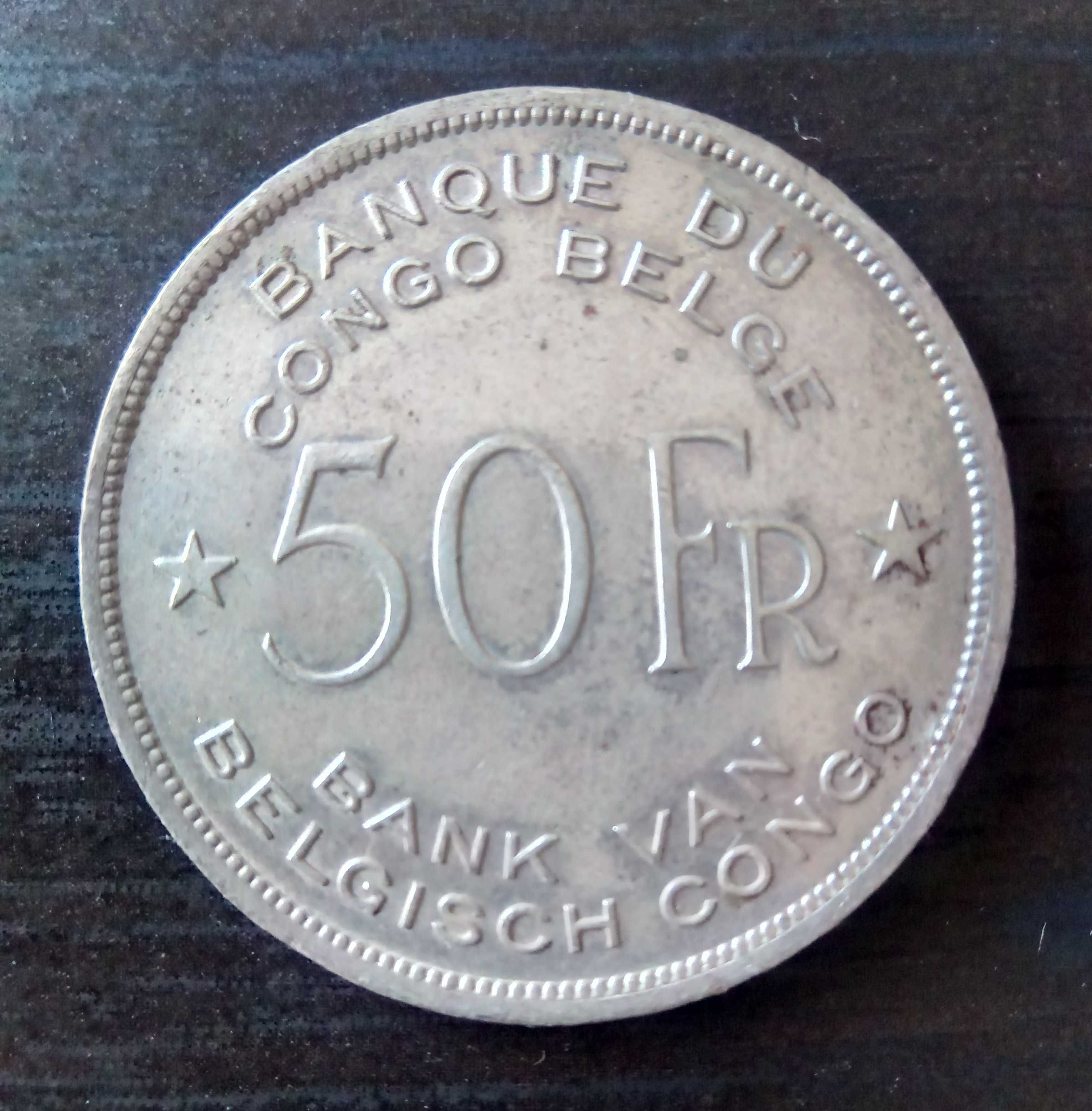50 Francs - 1944 - Congo Belga