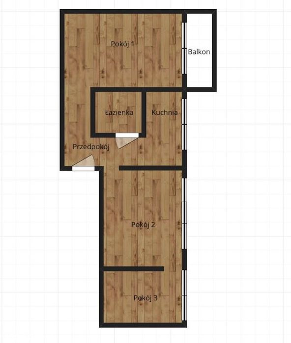3 pokoje+balkon,garaż,piwnica|44,51 m²|Katowice, ul.Zamkowa|300 000 zł