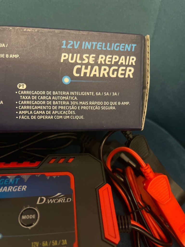 Carregador de baterias automóve 12 voltsl