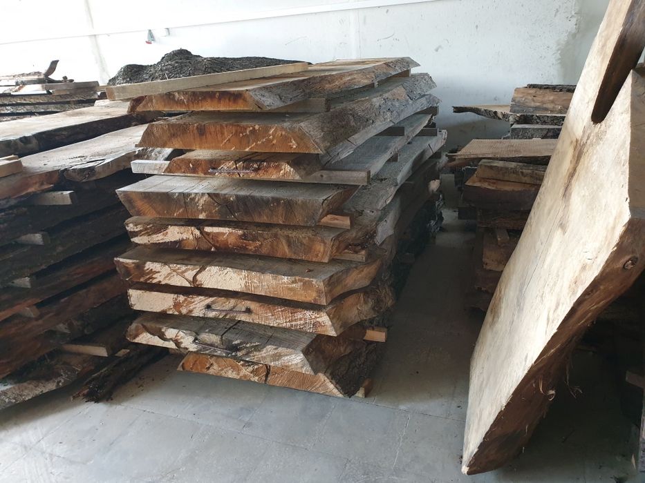 Stół drewniany dębowy lite drewno blat monolit kuchnia łazienka dąb