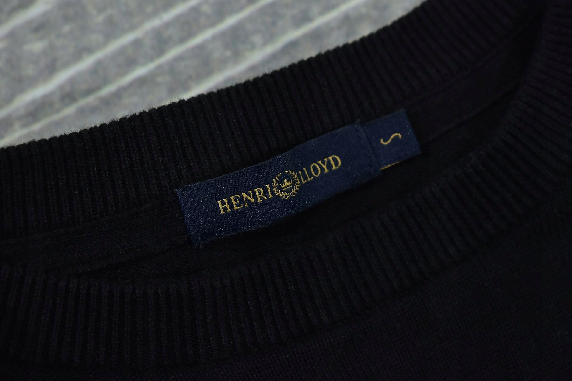 HENRI LLOYD Bawełniany Sweter Męski Crewneck / S