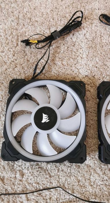 Wentylatory Corsair LL140 RGB 140mm 2x + Lighting Node PRO (jak nowe)