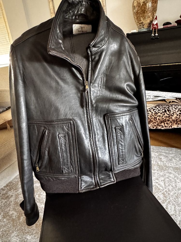 Casaco pele de homem Timberpele nr48 castanho