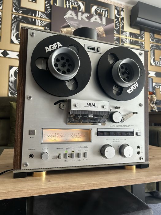 Magnetofon Szpulowy Akai GX-255 Szpule*Naby*Serwis/Piekny/Lapka Akai!