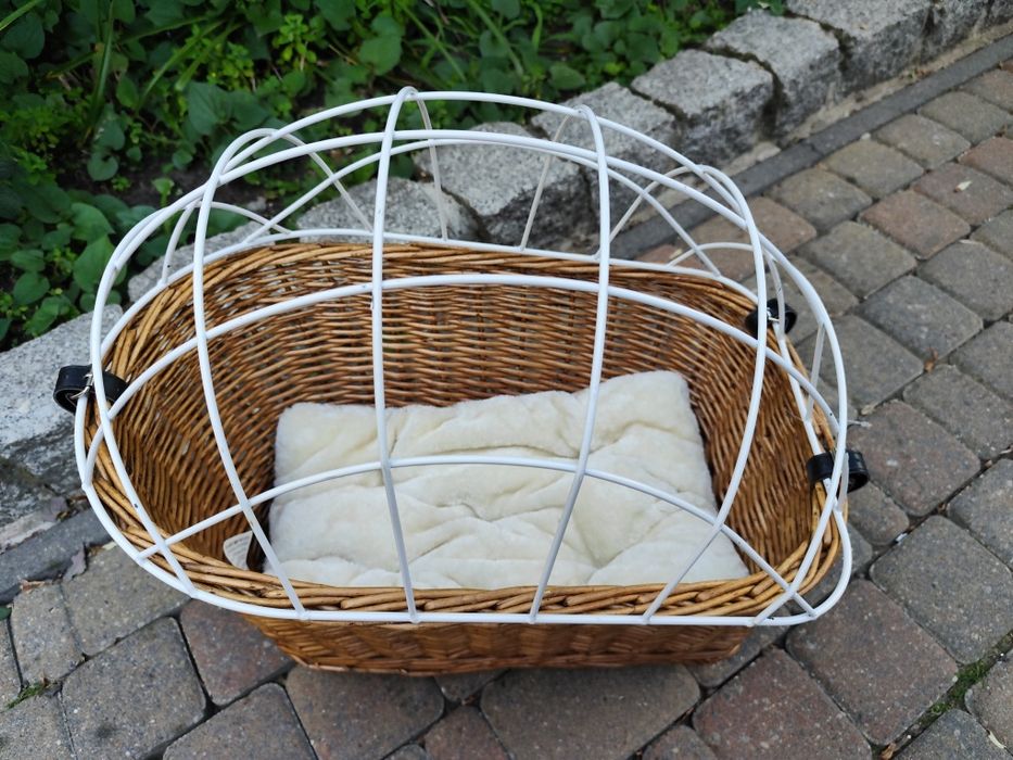 Aumüller solidny kosz na bagażnik rowerowy dla psów do 15 kg