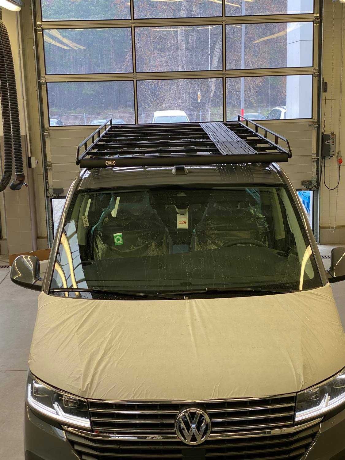 Platforma bagażnik dachowy VW Caddy V krótki 2020->
