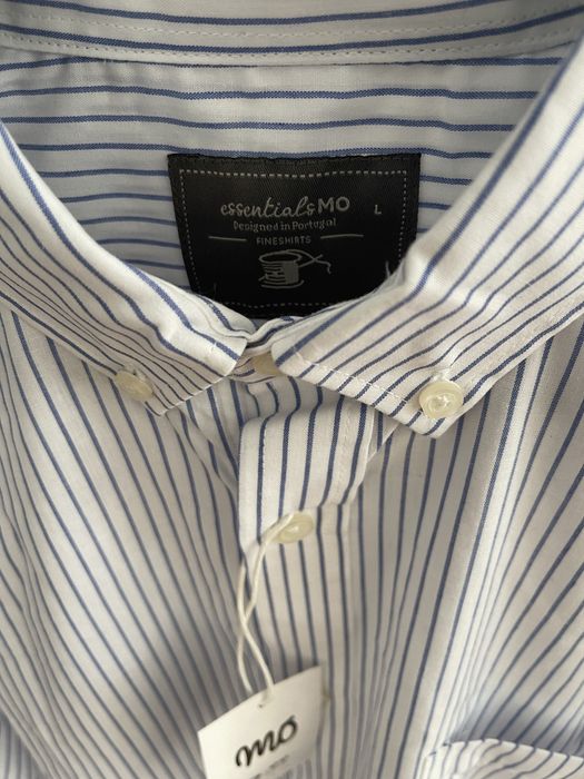 Camisa riscas azuis homem Modalfa