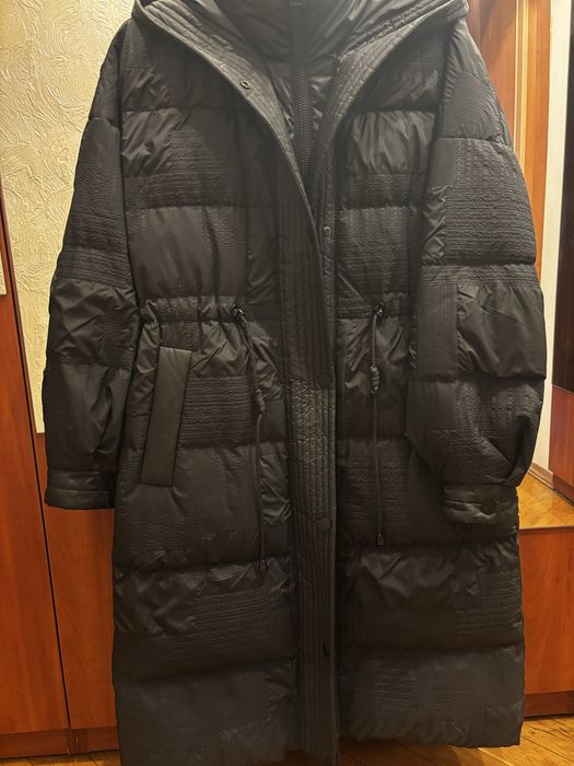 Теплий пуховик, зимовий пуховик, пуховик з лебяжого пуху