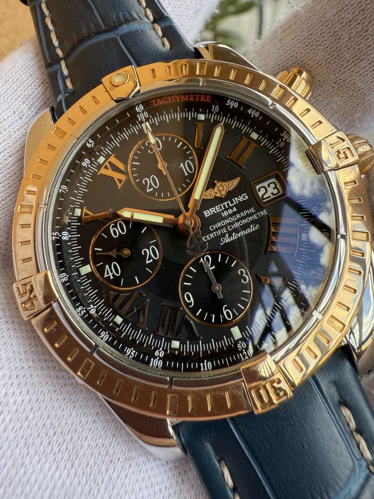 Breitling Chronomat Aço/Ouro C13356