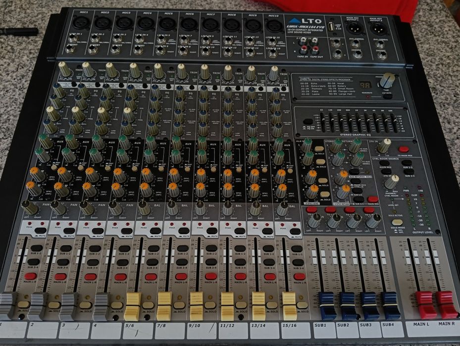 Mesa mistura analógica alto