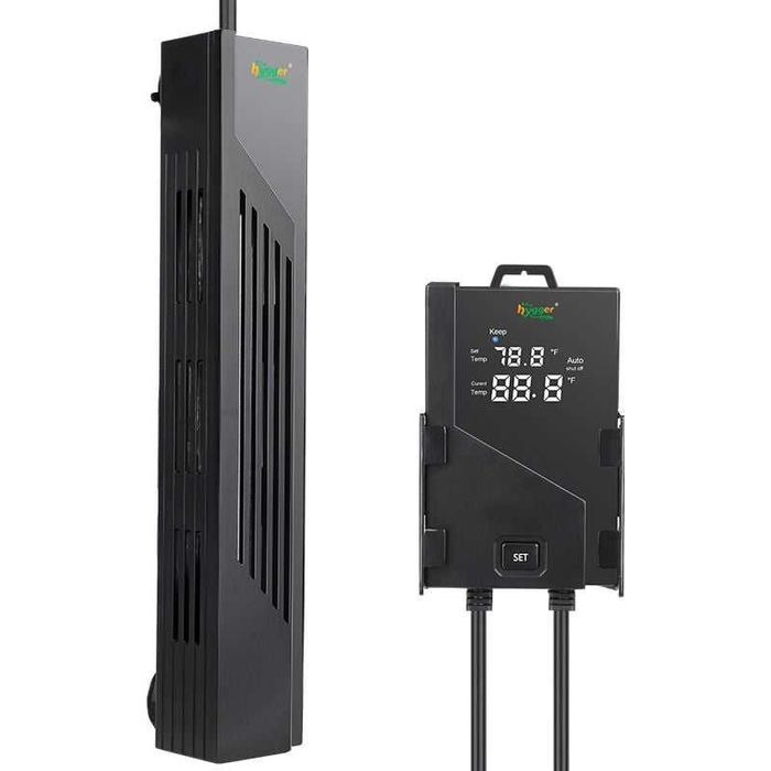 Pręt grzewczy do akwarium - regulowane cyfrowe ogrzewanie 1000W