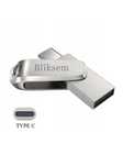Pendrive 64GB Pamięć Flash metalowy USB C 2w1 2.0 telefon MINI