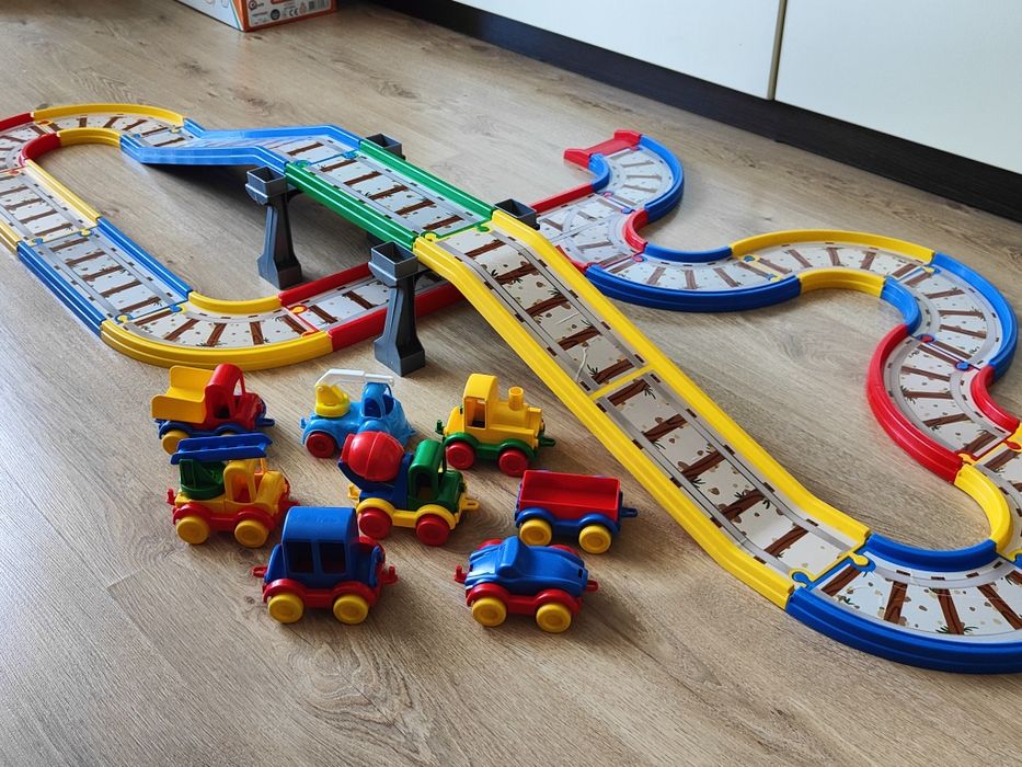 Авттотрек Wader + 8 машинок