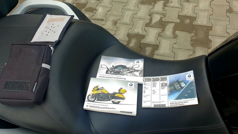 BMW k1600B bagger, Grand America, 2018, niski przebieg