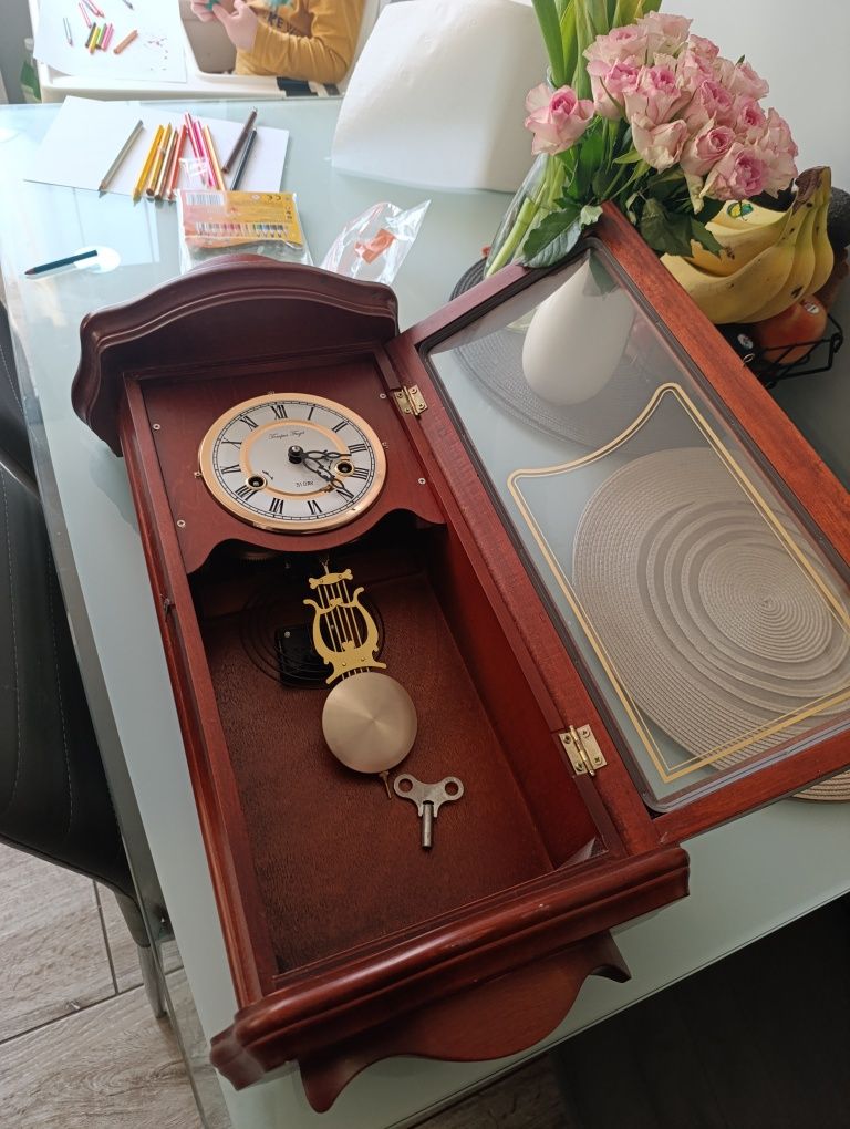 Zegar wiszący TEMPUS FUGIT 31 day- ścienny wahadłowy PROMETHEUS 64cm