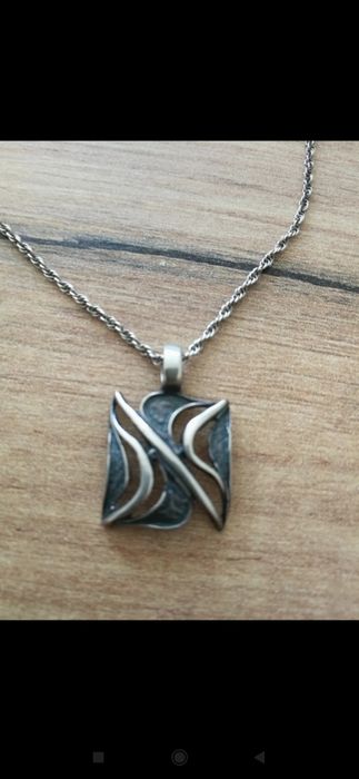 Bransoletka, przewieszka z łańcuszkiem oraz kolczyki