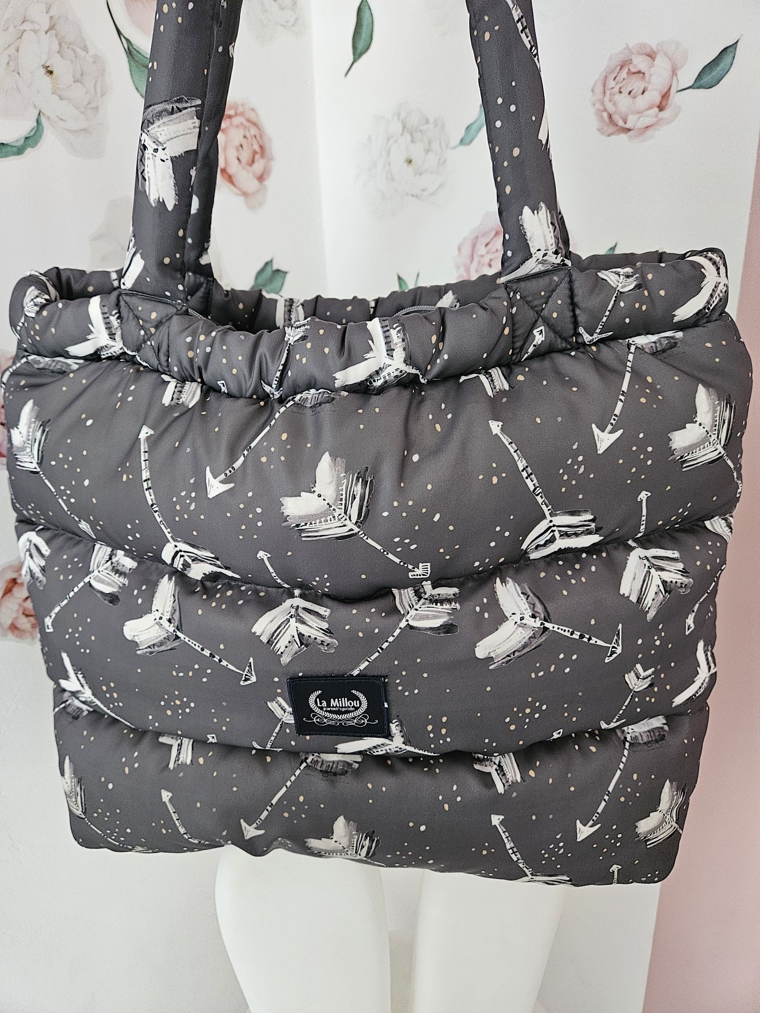 Torba do wózka na codzień  shopper bag L La Millou jak nowa!