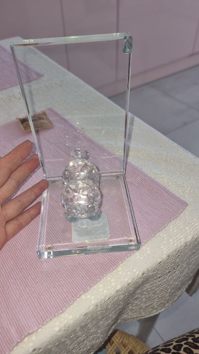 Kryształowa rzeźba figurka szkło
