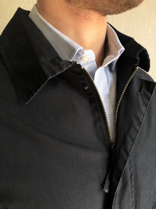 Чоловіча Мужская куртка / ветровка весна - осінь (темно-синя)