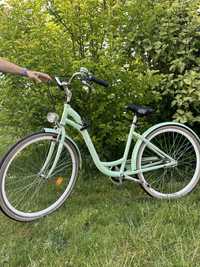 Miętowy rower miejski damka Indiana 28