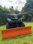 Quad Kymco 300 + pług + torba + przyczepka