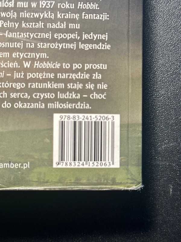 Książka Hobbit w stanie dobrym