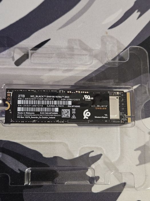 SSD накопичувач WD BLACK SN8100 2 TB PCIe 5.0