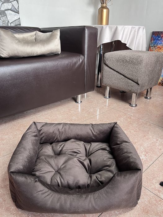 Лежак для большой собаки место съемный чехол лежанка больших размеров