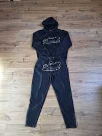 Dres TRAPSTAR Shooters London czarny set bluza z kapturem + spodnie M