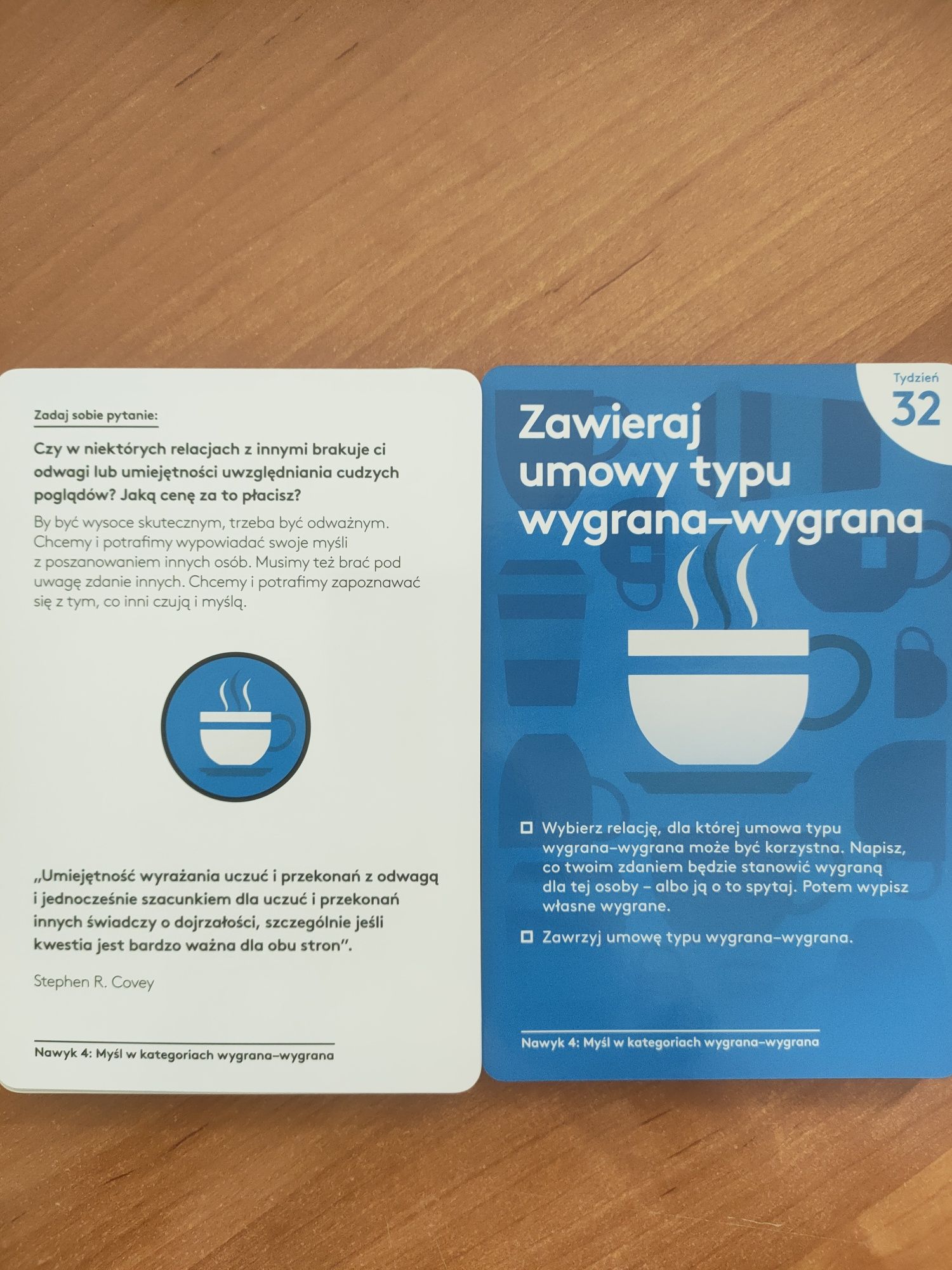 7 nawyków skutecznego działania - 52 karty