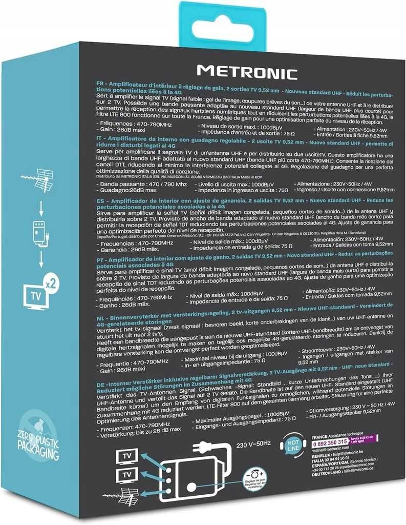 Wzmacniacz antenowy  Metronic 332177