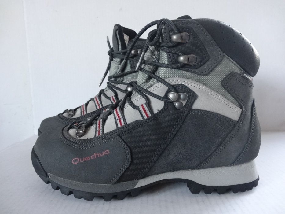 Buty Quechua roz 40 Skóra Trekkingowe Turystyczne