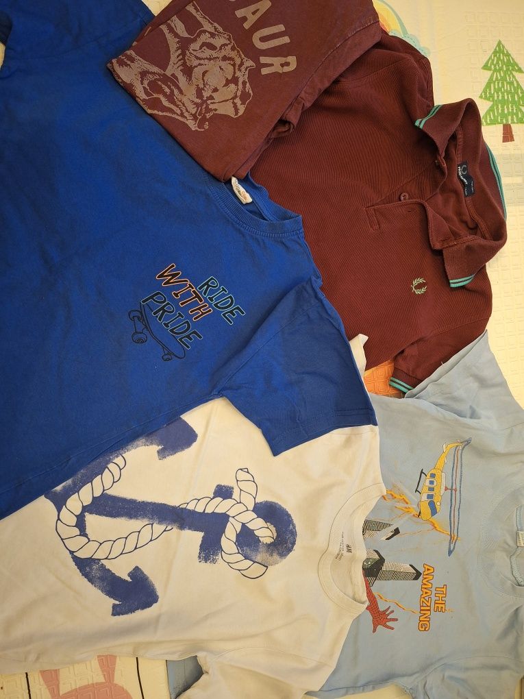 T-shirt koszulki 122-128 h&m cocodrillo 5.10.15 pepco