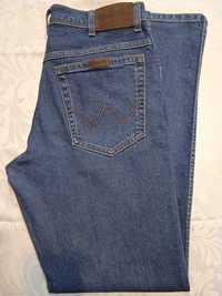 Wrangler Regular Fit niebieskie męskie spodnie jeansy W32 L32 Sold!