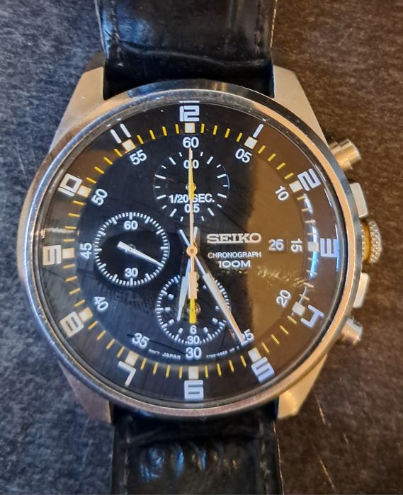 Relógio Seiko Conógrafo,  Calibre 7T92 e Seiko Kinetic.