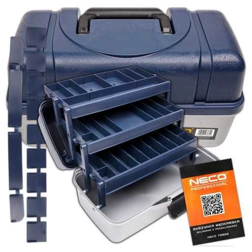 NOWA skrzynka wędkarska pudełko na akcesoria wędkarskie 3 poziomy