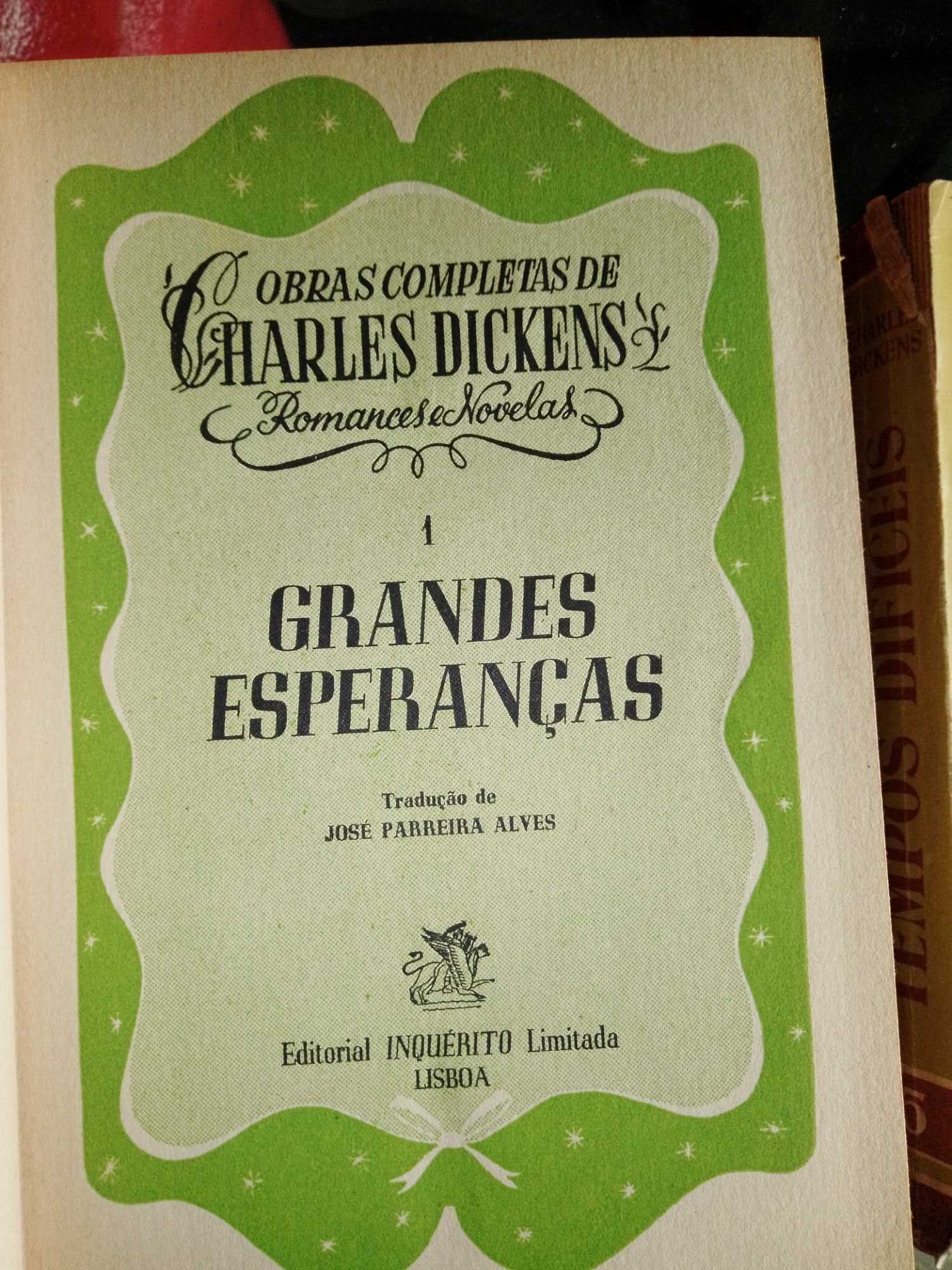 livros antigos charles dickens