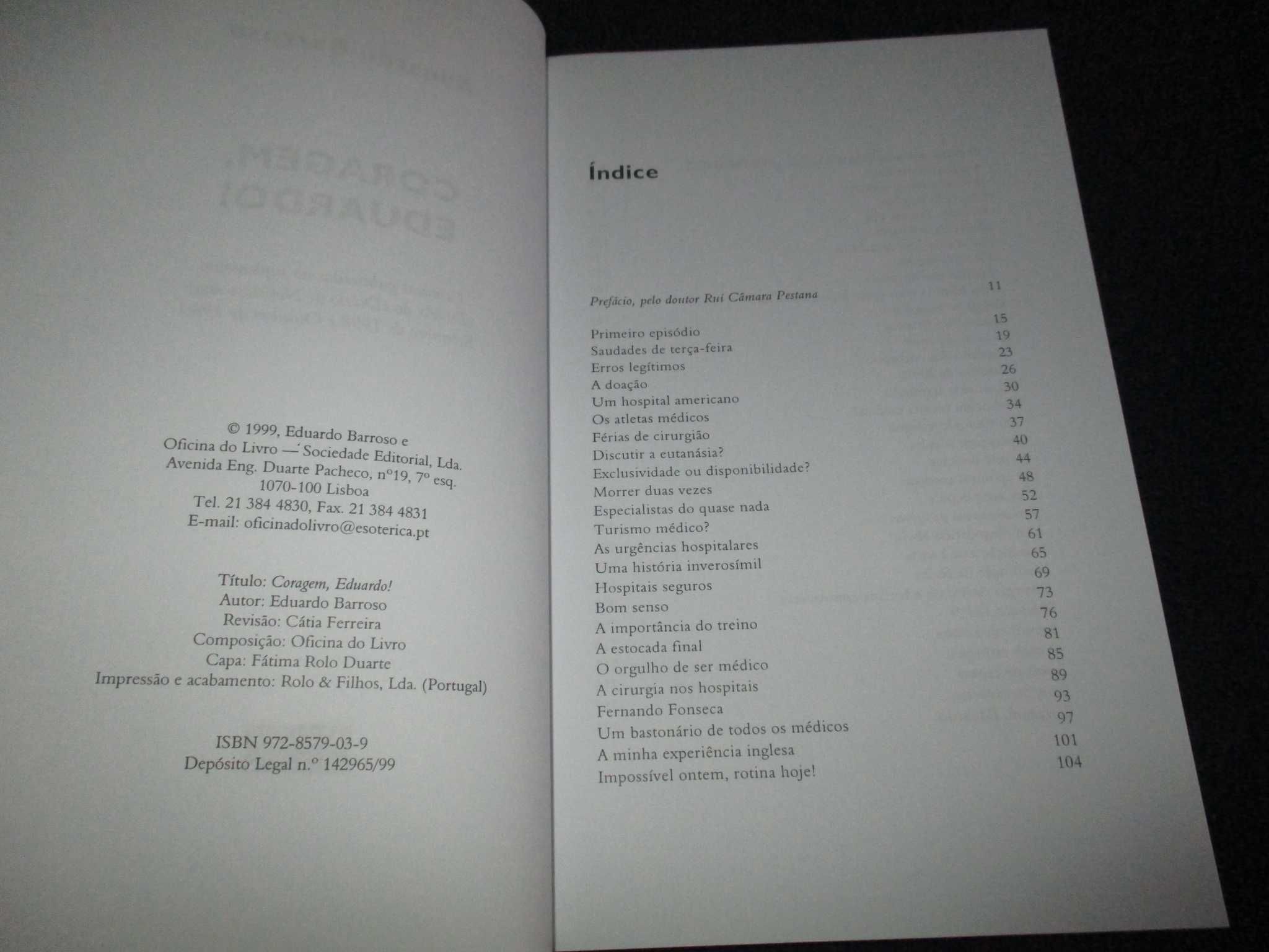 Livro Coragem Eduardo Barroso