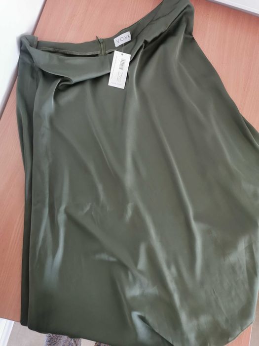 Спідниця демі трапеція штучний шовк марки Vovk великого розміру