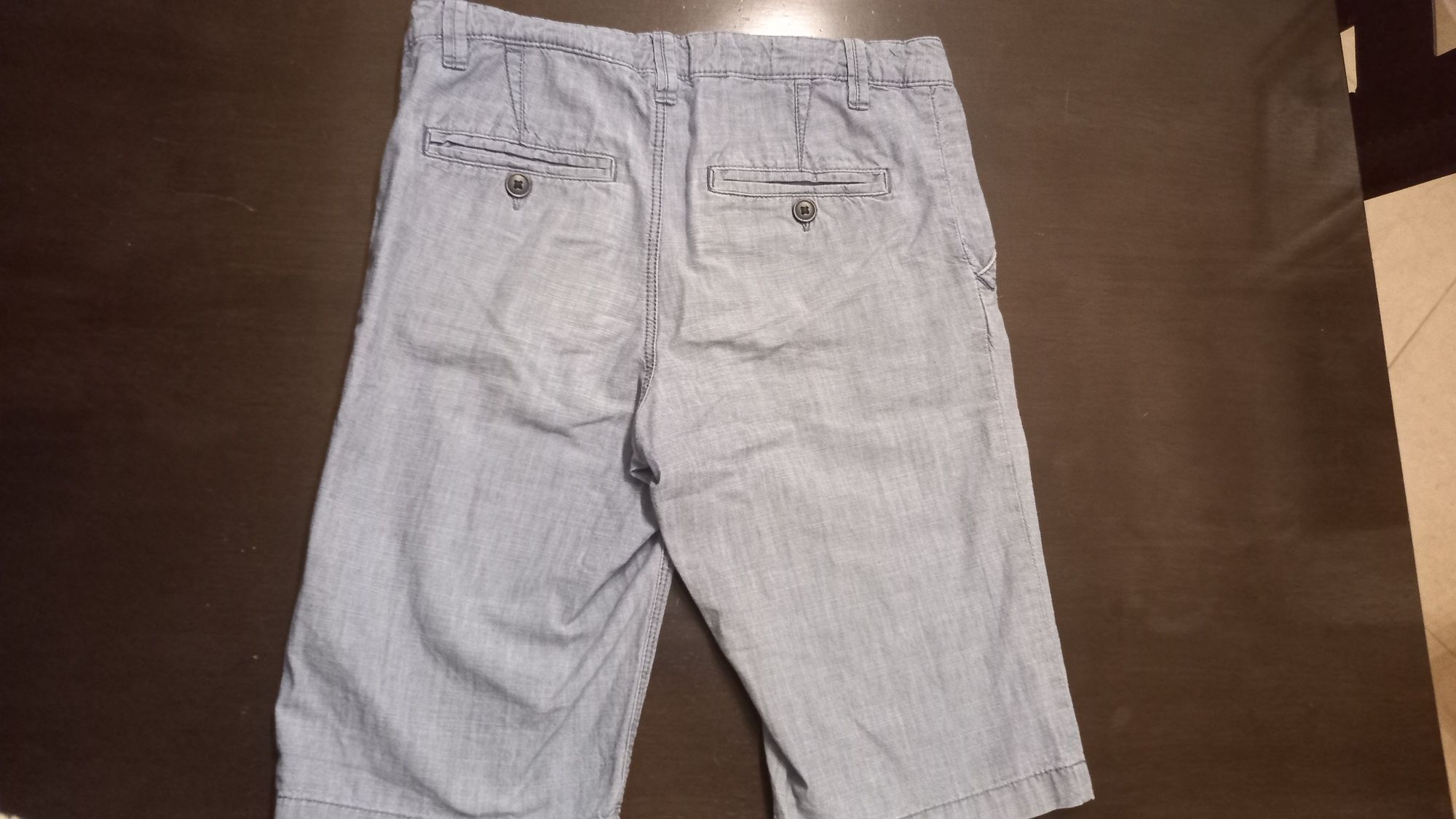 Krótkie spodenki H&M 146-152 bawełniane zapinane Jak Nowe