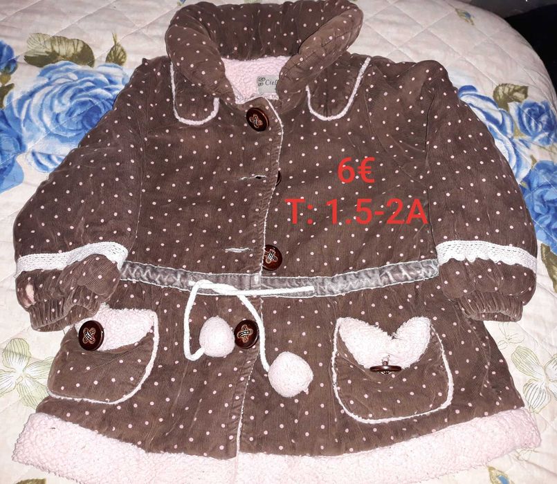 Roupa de menina, tamanho 1.5 a 2 anos.