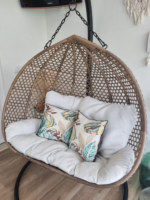 Baloiço 2 lugares impecável