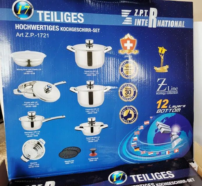Набір посуду Z.P.T. International